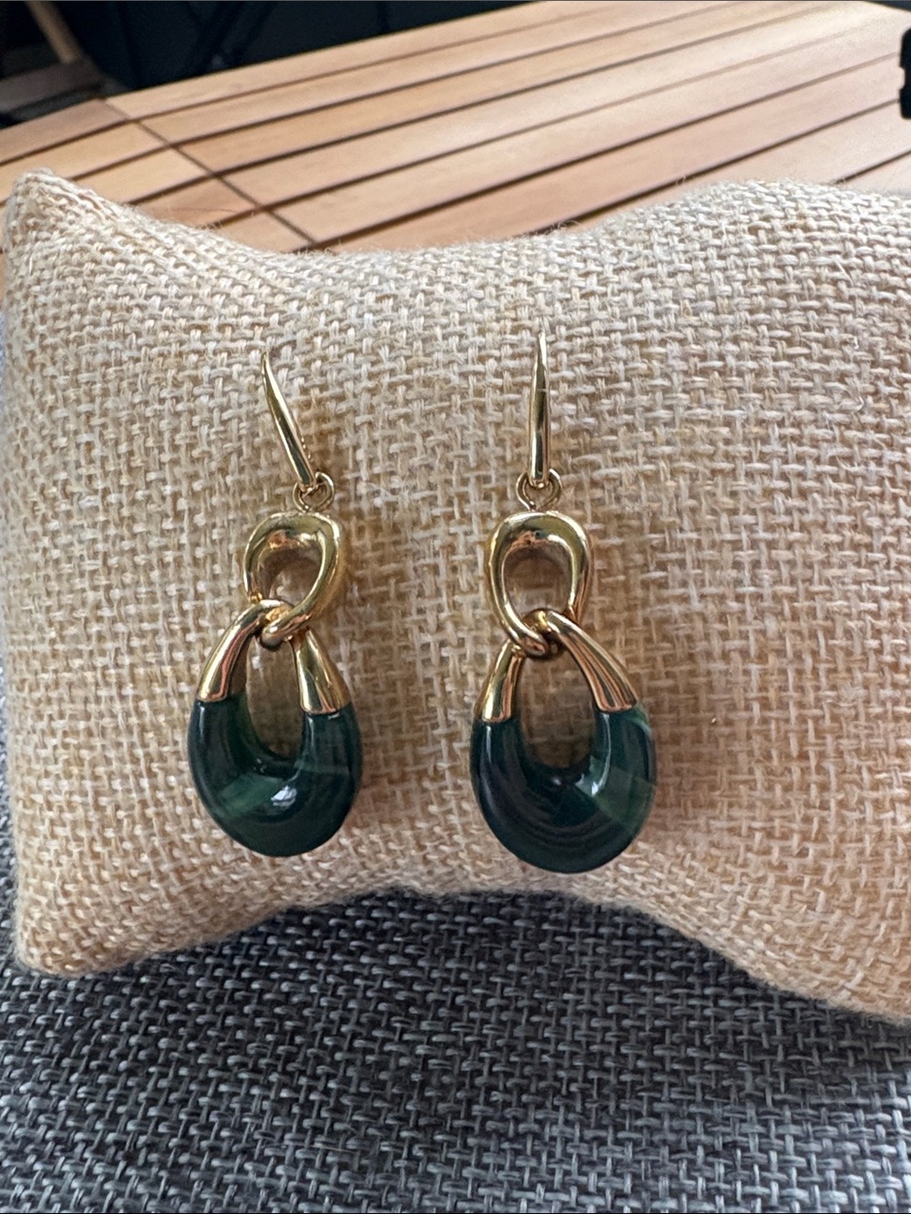 Michael Kors Color Blocked Tear Drop earrings